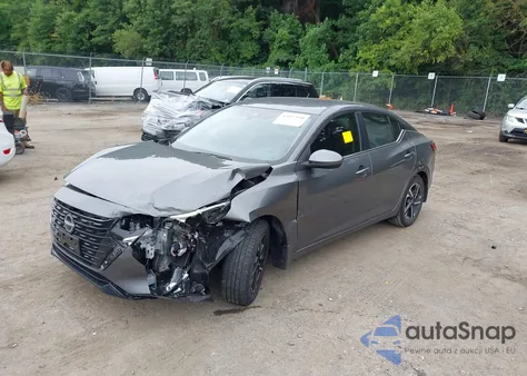 2025 Nissan Sentra Sv from USA, damaged, VIN 3N1AB8CV6SY253338